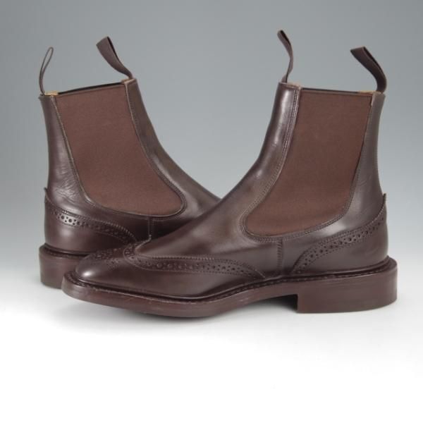 未使用★トリッカーズ SIZE 6.5【現行定価10万円程度★ダイナイトソール仕様/サイドゴアブーツ】M7798/カーフ/濃茶/Tricker's★j426