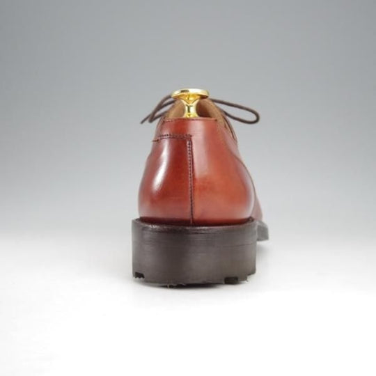 極美品★クロケット&ジョーンズ 6.5E【リッジウェイソール仕様★DURHAM/325ラスト】Uチップ/カーフ/茶/メンズ/Crockett&Jones★j429