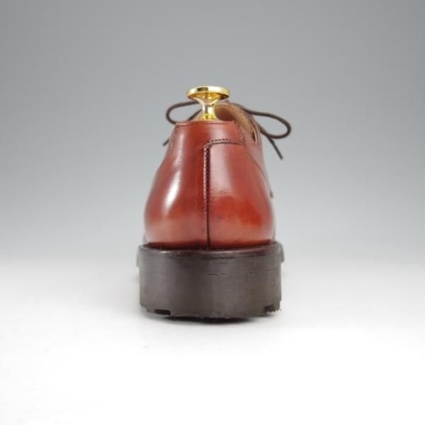 極美品★クロケット&ジョーンズ 6.5E【リッジウェイソール仕様★DURHAM/325ラスト】Uチップ/カーフ/茶/メンズ/Crockett&Jones★j429