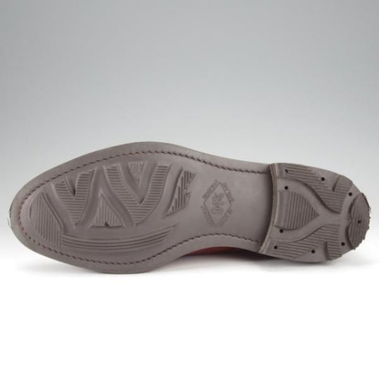 極美品★クロケット&ジョーンズ 6.5E【リッジウェイソール仕様★DURHAM/325ラスト】Uチップ/カーフ/茶/メンズ/Crockett&Jones★j429