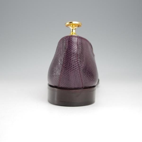 極美品★(スペイン製)CARMINA/カルミナ SIZE 6.5【高額★リザード革/トレーディングポスト別注】UETAMラスト/タッセルローファー★j430