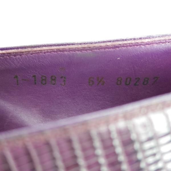 極美品★(スペイン製)CARMINA/カルミナ SIZE 6.5【高額★リザード革/トレーディングポスト別注】UETAMラスト/タッセルローファー★j430