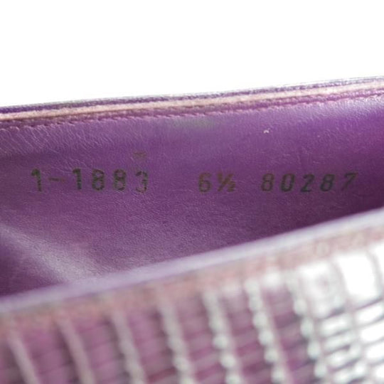 極美品★(スペイン製)CARMINA/カルミナ SIZE 6.5【高額★リザード革/トレーディングポスト別注】UETAMラスト/タッセルローファー★j430