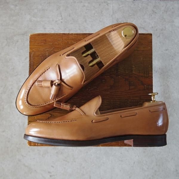 極上★クロケット&ジョーンズ 8E【定価￥99,000-★CAVENDISH 2/キャベンディッシュ】325ラスト/タッセルローファー/Crockett&Jones★j432