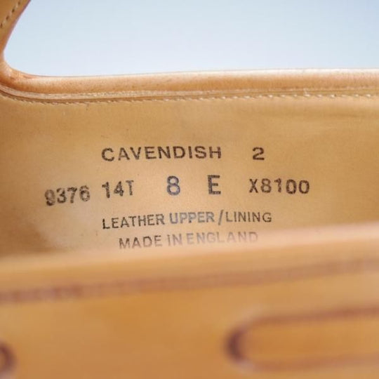 極上★クロケット&ジョーンズ 8E【定価￥99,000-★CAVENDISH 2/キャベンディッシュ】325ラスト/タッセルローファー/Crockett&Jones★j432