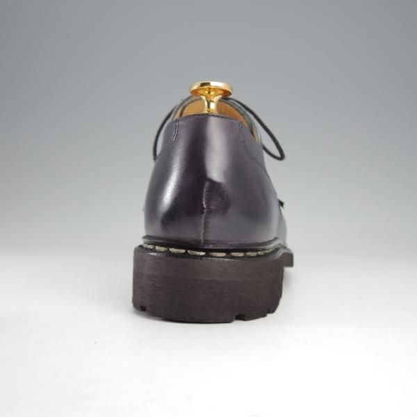 極美品★パラブーツ SIZE 6【定価￥79,200-★シャンボード/CHAMBORD】リスレザー/TEXソール/Uチップ/NUIT/紺/メンズ/Paraboot★j433