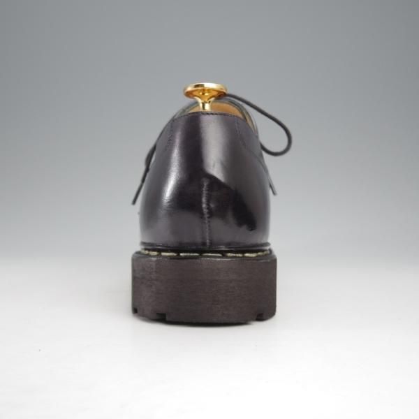 極美品★パラブーツ SIZE 6【定価￥79,200-★シャンボード/CHAMBORD】リスレザー/TEXソール/Uチップ/NUIT/紺/メンズ/Paraboot★j433