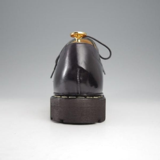 極美品★パラブーツ SIZE 6【定価￥79,200-★シャンボード/CHAMBORD】リスレザー/TEXソール/Uチップ/NUIT/紺/メンズ/Paraboot★j433