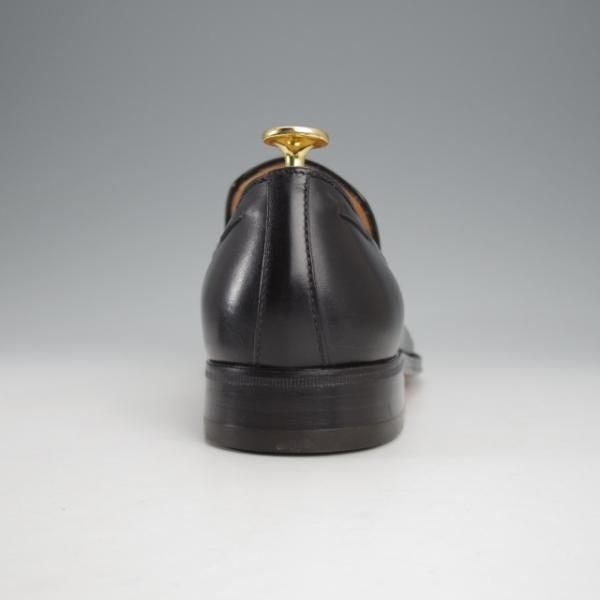 未使用★(伊)タニノクリスチー SIZE 7【デッドストック品★タッセルローファー/122927】カーフ/黒/メンズ/TANINO CRISCI★j434