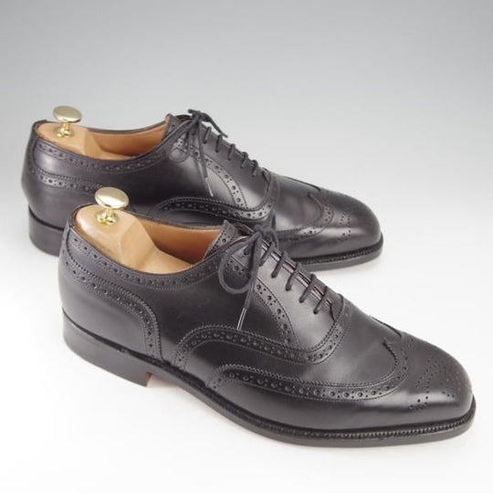 未使用★トリッカーズ SIZE 7.5【現行定価10万円以上★PICCADILLY/ピカデリー】6138/フルブローグ/ボックスカーフ/黒/Tricker's★j436