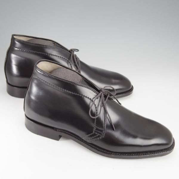 未使用★オールデン 7D【貴重★コードバン仕様/(ハワイ)Leather Soul別注/プラザラスト】14789/チャッカブーツ/黒/メンズ/ALDEN★j438