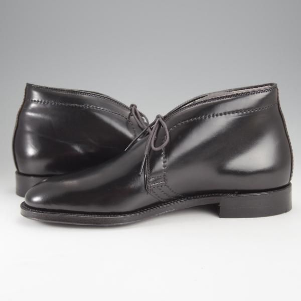未使用★オールデン 7D【貴重★コードバン仕様/(ハワイ)Leather Soul別注/プラザラスト】14789/チャッカブーツ/黒/メンズ/ALDEN★j438