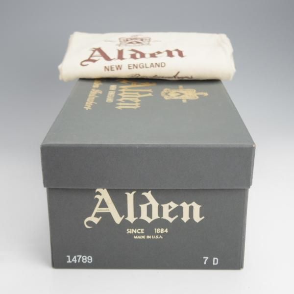 未使用★オールデン 7D【貴重★コードバン仕様/(ハワイ)Leather Soul別注/プラザラスト】14789/チャッカブーツ/黒/メンズ/ALDEN★j438