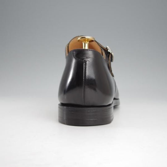 極上★クロケット&ジョーンズ UK7.5/US8D【貴重★ブルックスブラザーズ別注/Peal&co】341ラスト/ダブルモンク/黒/Crockett&Jones★j441