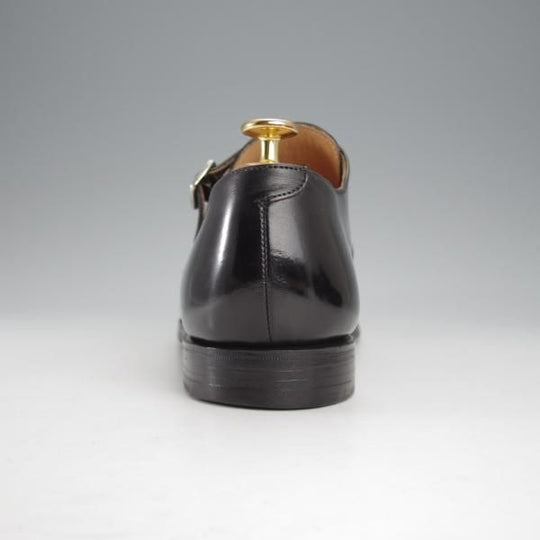 極上★クロケット&ジョーンズ UK7.5/US8D【貴重★ブルックスブラザーズ別注/Peal&co】341ラスト/ダブルモンク/黒/Crockett&Jones★j441