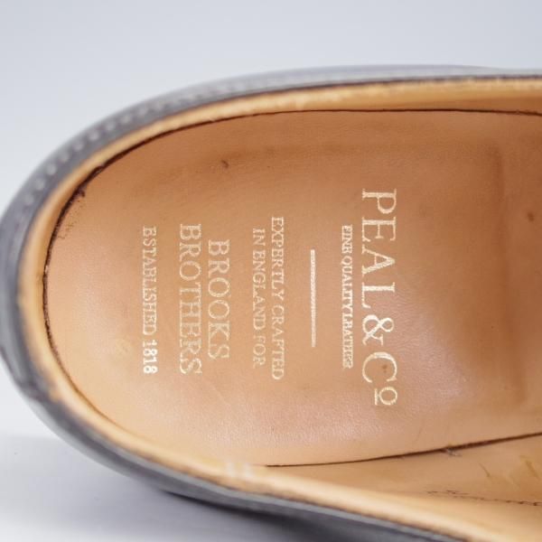 極上★クロケット&ジョーンズ UK7.5/US8D【貴重★ブルックスブラザーズ別注/Peal&co】341ラスト/ダブルモンク/黒/Crockett&Jones★j441