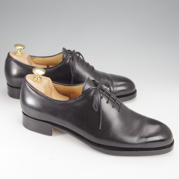 美品★(東欧)VASS/ヴァーシュ SIZE 39.5【貴重★Wholecut 5-eyelet/ホールカット】Fラスト/カーフ/黒/メンズ★j444
