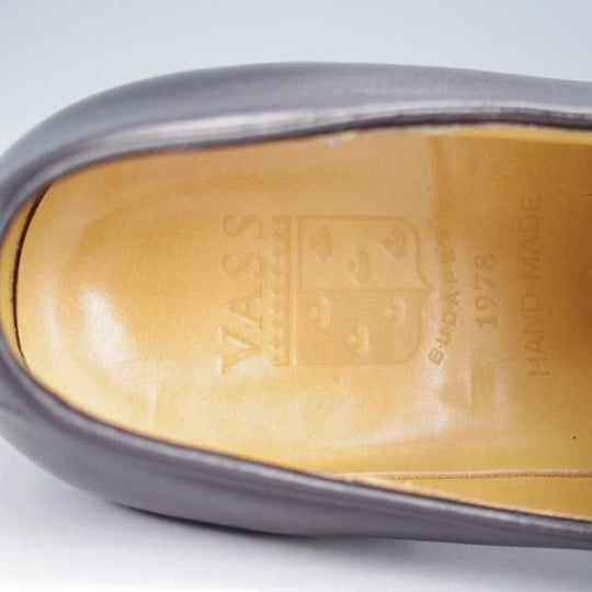 美品★(東欧)VASS/ヴァーシュ SIZE 39.5【貴重★Wholecut 5-eyelet/ホールカット】Fラスト/カーフ/黒/メンズ★j444