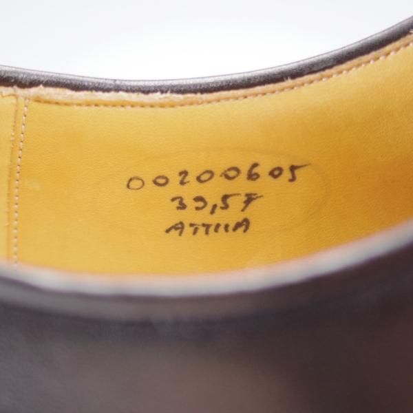 美品★(東欧)VASS/ヴァーシュ SIZE 39.5【貴重★Wholecut 5-eyelet/ホールカット】Fラスト/カーフ/黒/メンズ★j444