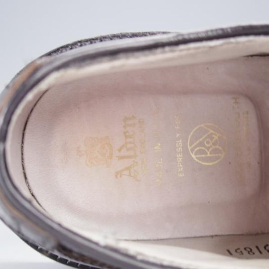 極上★オールデン 8.5D【現行定価18万円程度★コードバン/ユナイテッドアローズB&Y別注/バリーラスト】31851/フルブローグ/黒/ALDEN★j445