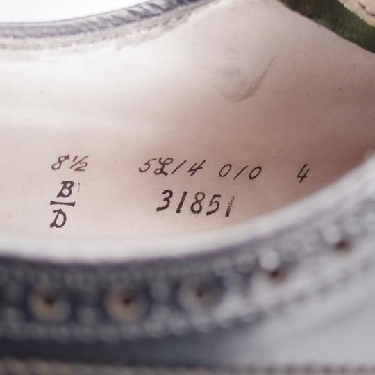 極上★オールデン 8.5D【現行定価18万円程度★コードバン/ユナイテッドアローズB&Y別注/バリーラスト】31851/フルブローグ/黒/ALDEN★j445