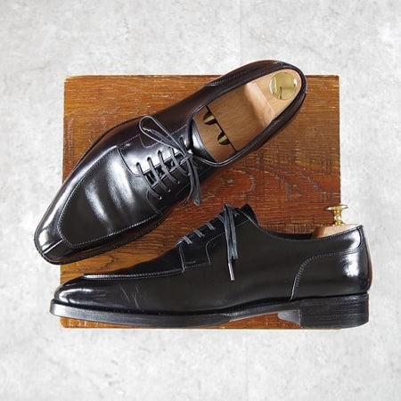 ★三陽山長 SIZE 7【定価￥74,800-★乗之介/R309ラスト】Uチップ/カーフ/黒/メンズ/JONOSUKE/Sanyo Yamacho★j446