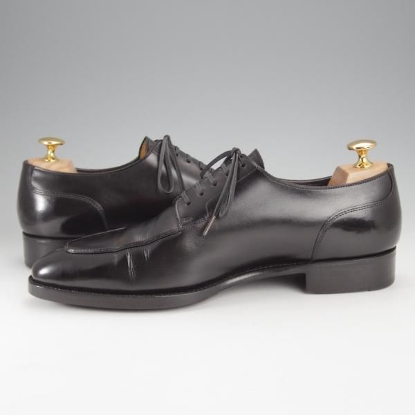 ★三陽山長 SIZE 7【定価￥74,800-★乗之介/R309ラスト】Uチップ/カーフ/黒/メンズ/JONOSUKE/Sanyo Yamacho★j446