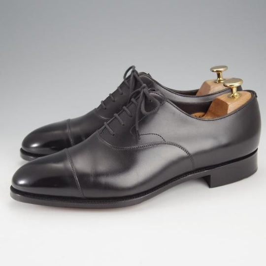 極美品★エドワードグリーン 7E【定価￥189,200-★チェルシー/CHELSEA/82ラスト】ストレートチップ/カーフ/黒/メンズ/EDWARD GREEN★j449