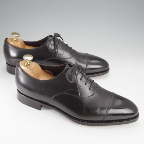 極美品★エドワードグリーン 7E【定価￥189,200-★チェルシー/CHELSEA/82ラスト】ストレートチップ/カーフ/黒/メンズ/EDWARD GREEN★j449