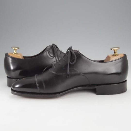 極美品★エドワードグリーン 7E【定価￥189,200-★チェルシー/CHELSEA/82ラスト】ストレートチップ/カーフ/黒/メンズ/EDWARD GREEN★j449