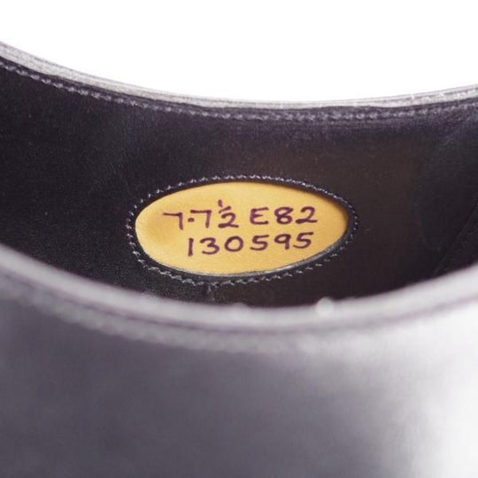 極美品★エドワードグリーン 7E【定価￥189,200-★チェルシー/CHELSEA/82ラスト】ストレートチップ/カーフ/黒/メンズ/EDWARD GREEN★j449