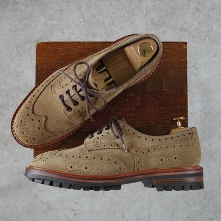 極上★トリッカーズ SIZE 7.5【貴重★ポールスミス別注/Paul Smith】コマンドソール/M7647/スエード/薄茶/メンズ/Tricker's★j452