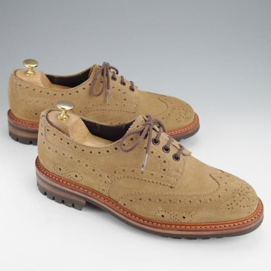 極上★トリッカーズ SIZE 7.5【貴重★ポールスミス別注/Paul Smith】コマンドソール/M7647/スエード/薄茶/メンズ/Tricker's★j452