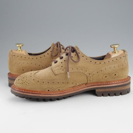 極上★トリッカーズ SIZE 7.5【貴重★ポールスミス別注/Paul Smith】コマンドソール/M7647/スエード/薄茶/メンズ/Tricker's★j452