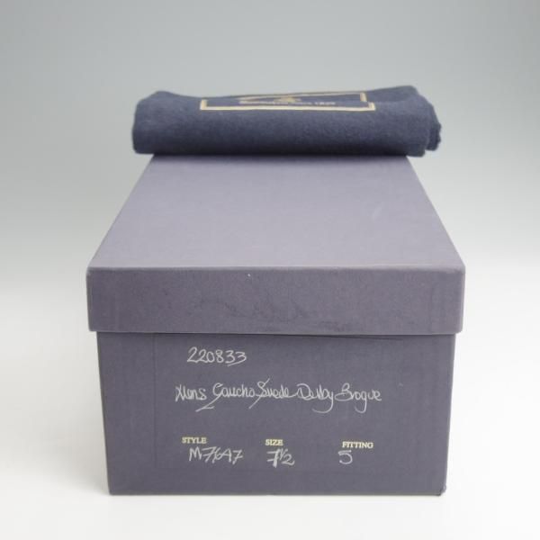 極上★トリッカーズ SIZE 7.5【貴重★ポールスミス別注/Paul Smith】コマンドソール/M7647/スエード/薄茶/メンズ/Tricker's★j452