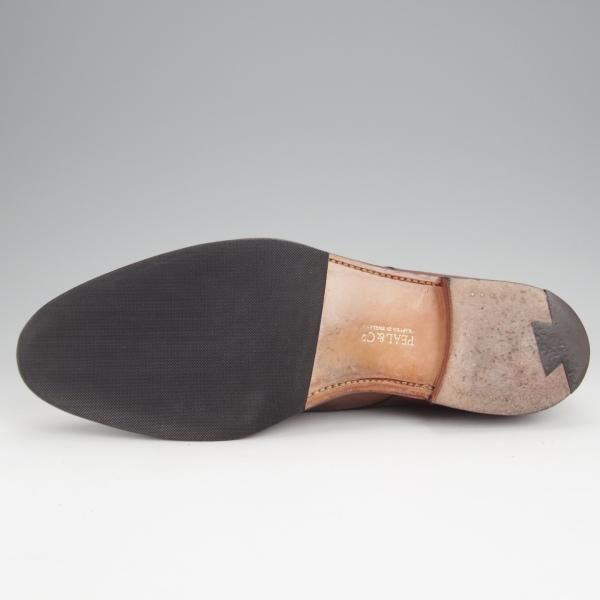 ★クロケット&ジョーンズ UK7.5/US8D【貴重★ブルックスブラザーズ別注/Peal&co】341ラスト/ダブルモンク/茶/Crockett&Jones★j454