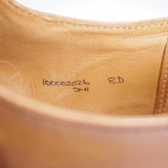 ★クロケット&ジョーンズ UK7.5/US8D【貴重★ブルックスブラザーズ別注/Peal&co】341ラスト/ダブルモンク/茶/Crockett&Jones★j454