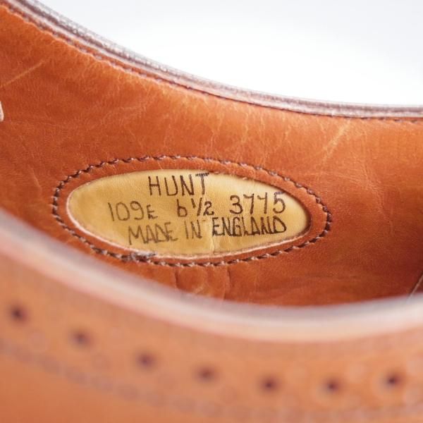 ★(英)アルフレッド・サージェント 6.5E【上級★エクスクルーシブライン/HUNT】109ラスト/フルブローグ/カーフ/茶/ALFRED SARGENT★j456