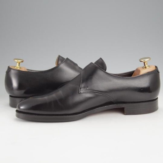 極上★クロケット&ジョーンズ 6.5E【定価￥94,600-★モンクストラップ/MALVERN】341ラスト/カーフ/黒/メンズ/Crockett&Jones★j458