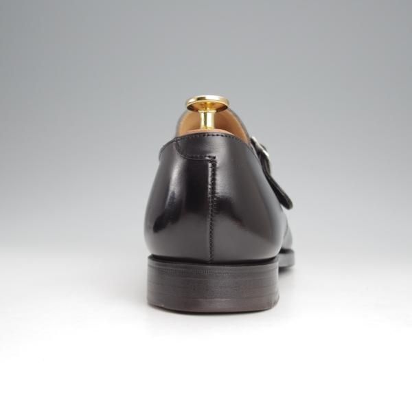 極上★クロケット&ジョーンズ 6.5E【定価￥94,600-★モンクストラップ/MALVERN】341ラスト/カーフ/黒/メンズ/Crockett&Jones★j458