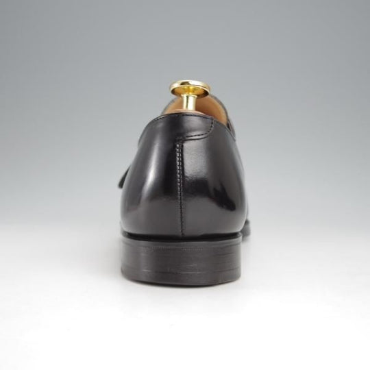 極上★クロケット&ジョーンズ 6.5E【定価￥94,600-★モンクストラップ/MALVERN】341ラスト/カーフ/黒/メンズ/Crockett&Jones★j458