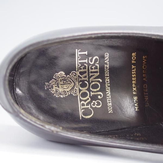 極上★クロケット&ジョーンズ 6.5E【定価￥94,600-★モンクストラップ/MALVERN】341ラスト/カーフ/黒/メンズ/Crockett&Jones★j458