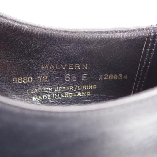 極上★クロケット&ジョーンズ 6.5E【定価￥94,600-★モンクストラップ/MALVERN】341ラスト/カーフ/黒/メンズ/Crockett&Jones★j458