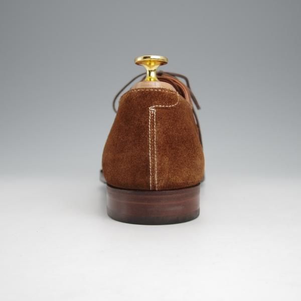 極上★クロケット&ジョーンズ 7D【ハンドグレードライン★MELCOMBE/363ラスト】パンチドキャップトゥ/スエード/茶/Crockett&Jones★j459