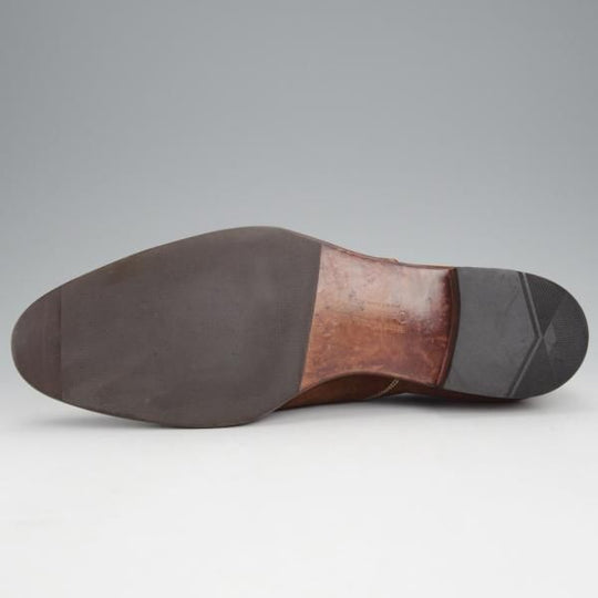 極上★クロケット&ジョーンズ 7D【ハンドグレードライン★MELCOMBE/363ラスト】パンチドキャップトゥ/スエード/茶/Crockett&Jones★j459