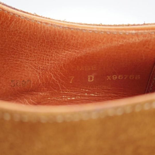 極上★クロケット&ジョーンズ 7D【ハンドグレードライン★MELCOMBE/363ラスト】パンチドキャップトゥ/スエード/茶/Crockett&Jones★j459