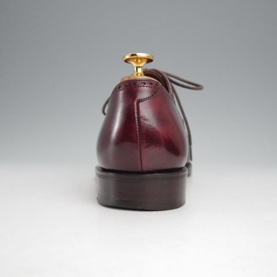 極上★(スペイン製)カルミナ SIZE 6.5【定価￥74,520-★ミュージアムカーフ仕様/10069/DEIAラスト】BURDEOS/赤茶/メンズ/CARMINA★j460