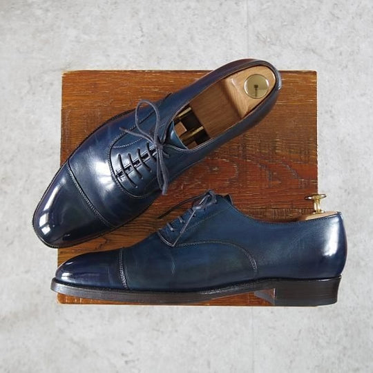 極上★クロケット&ジョーンズ 6E【定価￥115,500-★オードリー/AUDLEY】ハンドグレードライン/紺/メンズ/Crockett&Jones★j461