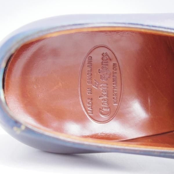 極上★クロケット&ジョーンズ 6E【定価￥115,500-★オードリー/AUDLEY】ハンドグレードライン/紺/メンズ/Crockett&Jones★j461