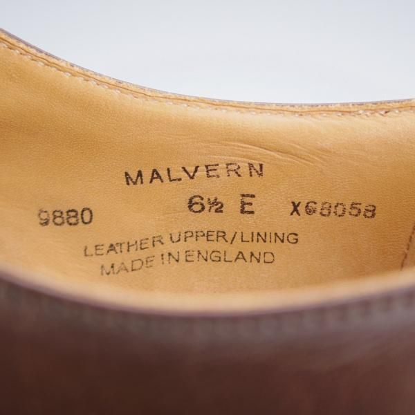 極上★クロケット&ジョーンズ 6.5E【定価￥94,600-★モンクストラップ/MALVERN】341ラスト/カーフ/濃茶/メンズ/Crockett&Jones★j463